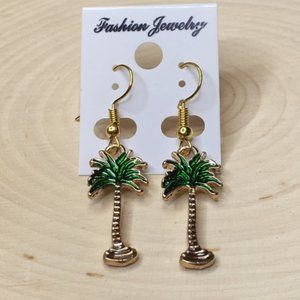 Palm Tree Earrings